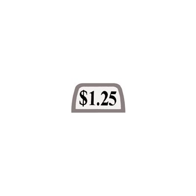 8 COIN $1.25 DECAL