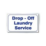 SIGN - DROP-OFF LAUNDRY SERVICE